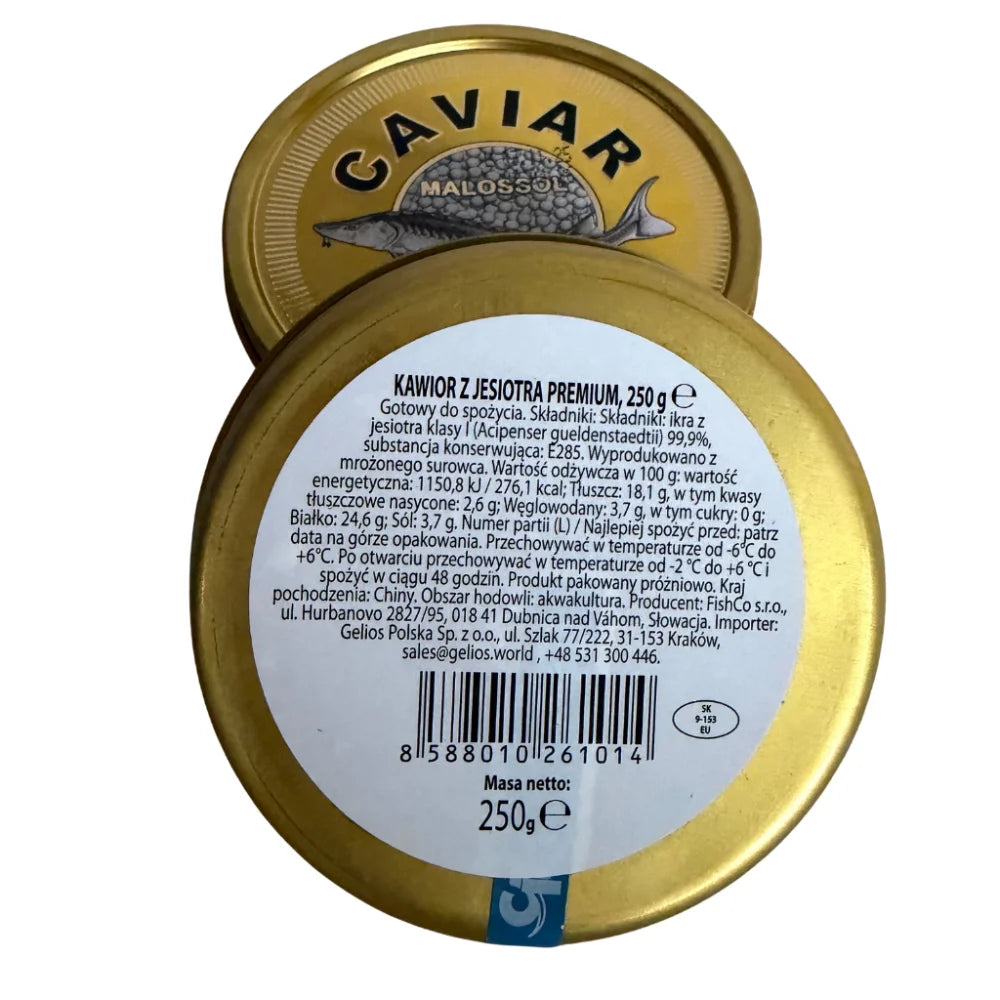 Kawior z JESIOTRA MALOSSOL 250g Drugie zdjęcie produktu